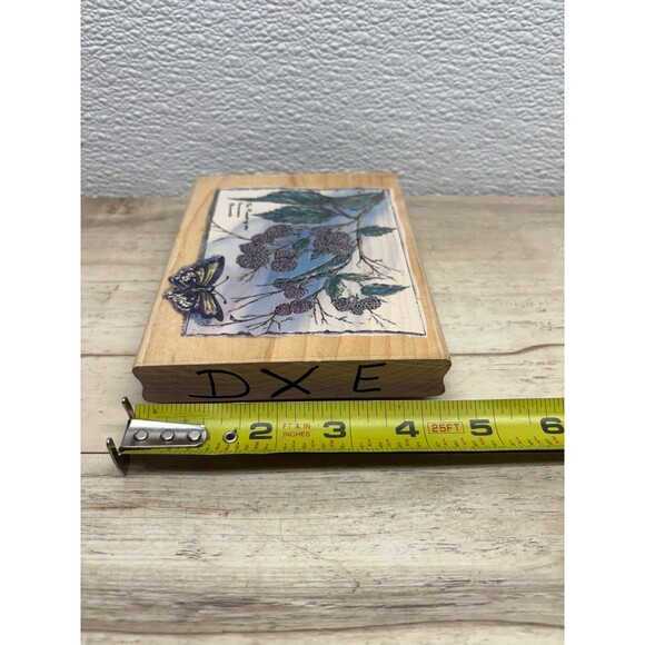 Stampabilities Bramle Berry Sketch Wood Mounted Rubber Stamp - Picture 5 of 5